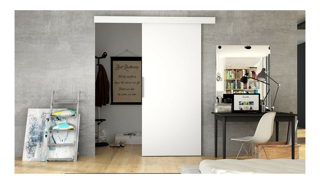 Uși culisante Molania 80 I (Alb) 