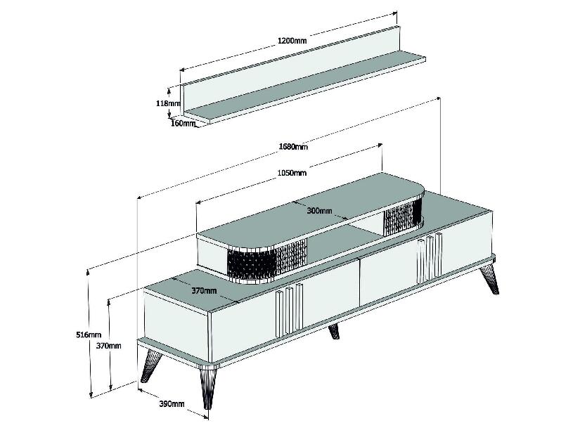 Mobilier living Sedanu (stejar) 