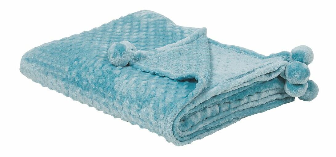 Deka 220x200 cm SAMRE (polyester) (modrá)