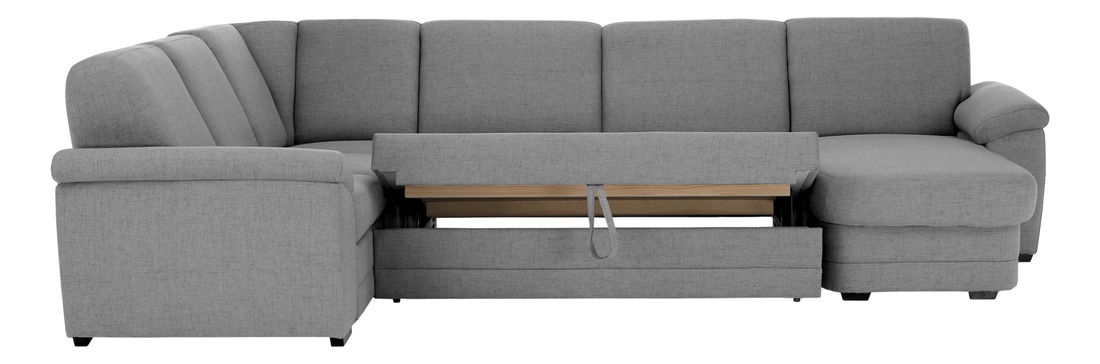 Rohová sedačka U Britella U (P) (sivá)