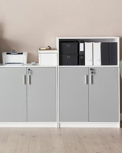 Skrinka Zirkone (sivá + biela) 