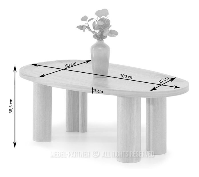 Stolić za kavu Agujeros (hrast)