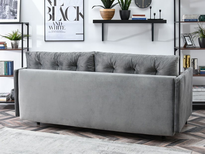 Pohovka dvojsedačka Mastil (čierna)