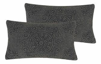 Set 2 buc perne decorative 30 x 50 cm Vellor (gri)