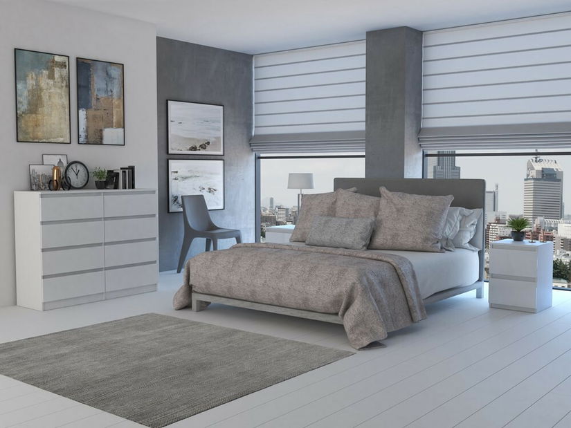 Set 2ks. nočných stolíkov Musecalo 2 (biela)