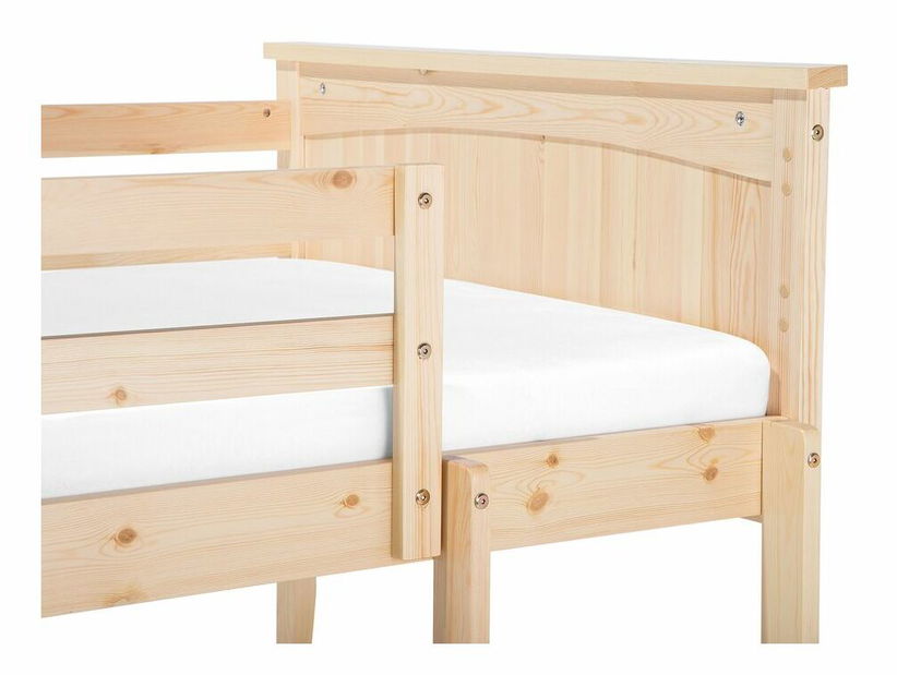 Emeletes ágy 90 cm RADIN (ágyráccsal) (világos fa)