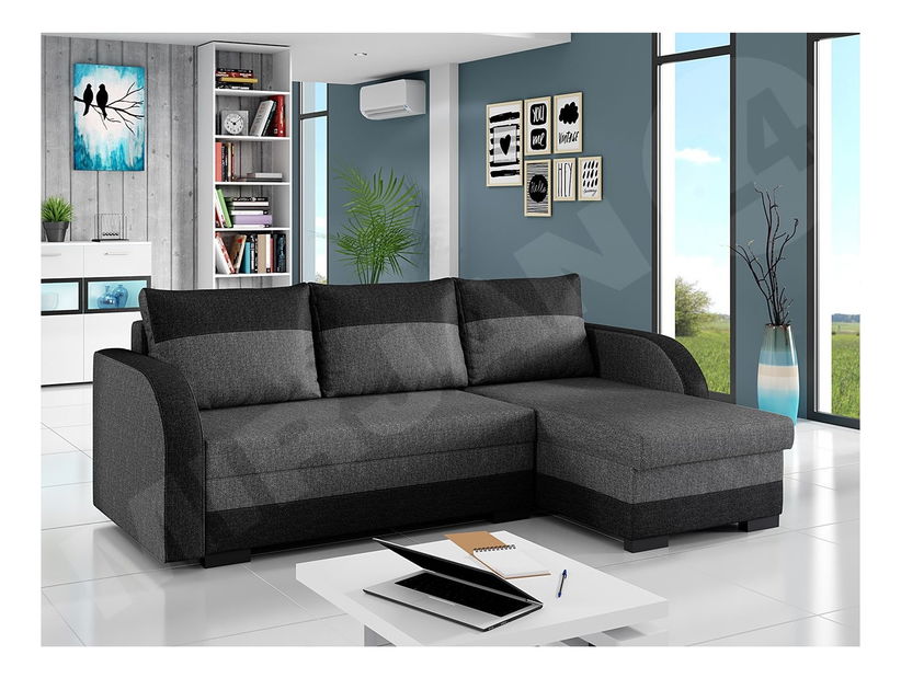 Sarokkanapé garnitúra Julie (sötétszürke)