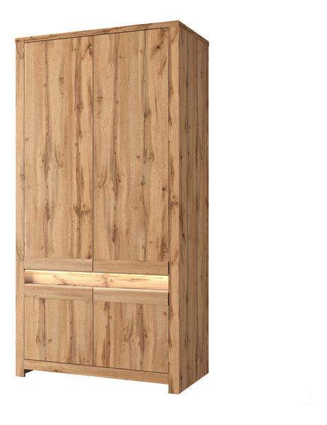 Ormar za garderobu Chase (hrast wotan)