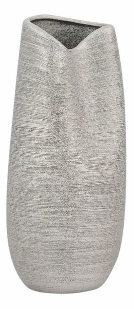 Váza DOTHAN 32 cm (sklolaminát) (strieborná)