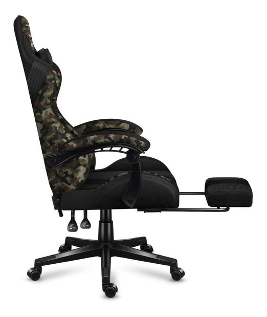 Fotoliu gaming Fusion 4.7 (negru + camuflaj)