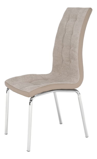 Scaun de sufragerie Gernada new (bej + Crom)