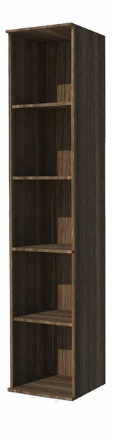 Policová skriňa Irvine I26 (jaseň tmavý + jaseň)