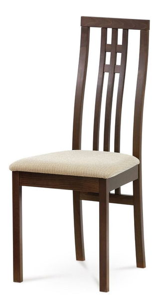 Blagovaonska stolica Bebidas (orah + bež)