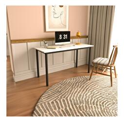 Masă PC 110x55 Vivi (Negru + alb)