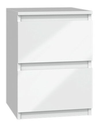 Éjjeliszekrény Musecalo 2 (fényes fehér)
