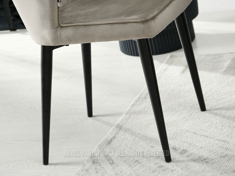 Stolica Greta K (bež + crna)