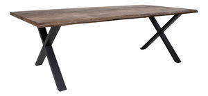 Jedálenský stôl Tvameria 12 (tmavohnedá)
