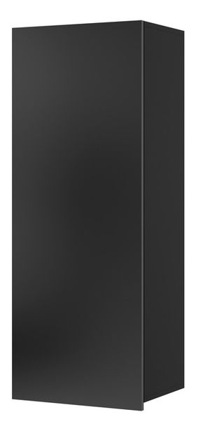 Dulap suspendat Calabria PION (Negru mat + Negru lucios)