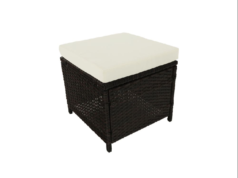 Set mobilier de grădină Stork (maro + crem) (pentru 8 persoane)