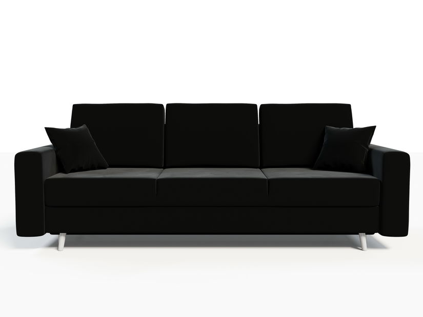 Canapea extensibilă Kineton (negru)