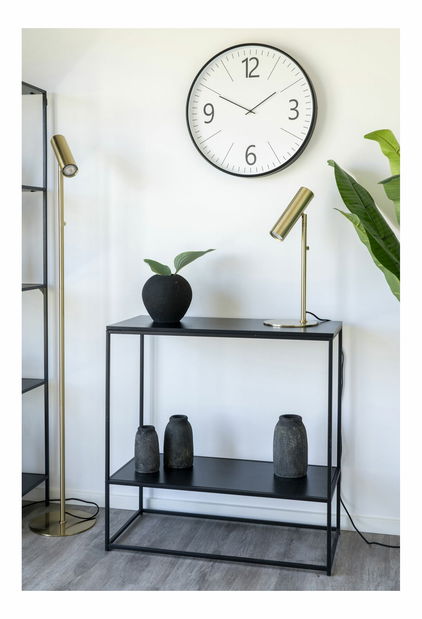 Konzolový stolík Vistalia 8 (čierna)