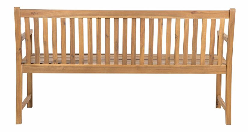 Záhradná lavica 160 cm VESTFOLD (drevo) (svetlé drevo)