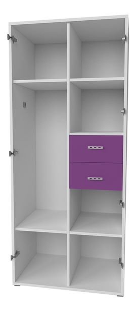 Šatníková skriňa Nelson N2