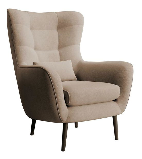 Kreslo Veneza 2 (béžová + čierna)