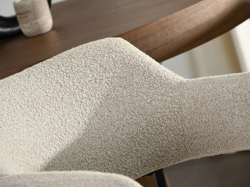 Jedálenská stolička Exigente (béžová + čierna)