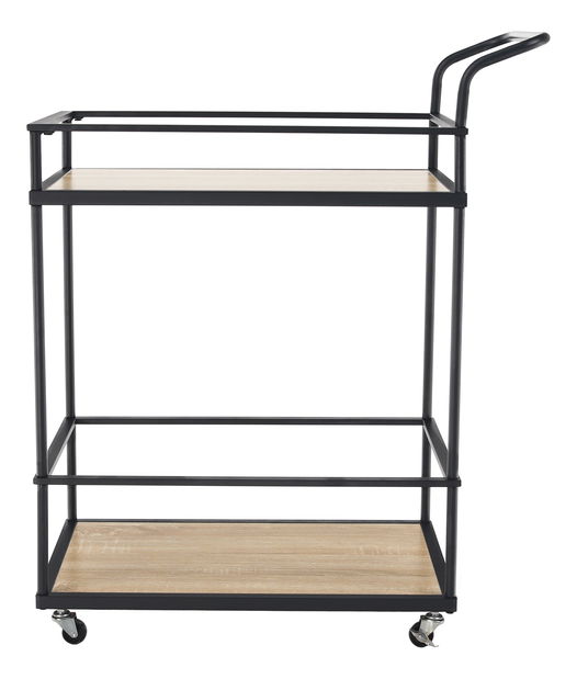 Stolić za serviranje Parran (hrast+ crna)