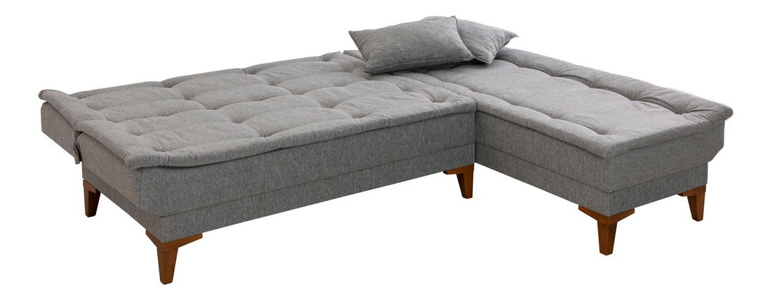 Canapea extensibilă Syrma (gri)