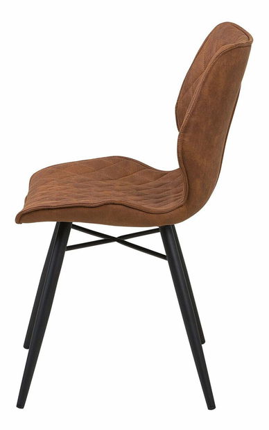 Set 2 buc. scaune pentru sufragerie Lissa (maro auriu)