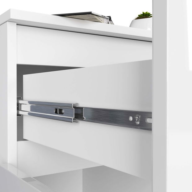 Komoda Kaveri (lesk biely)