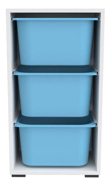 Organizator za igračke Dremonka 2 (bijela + plava)