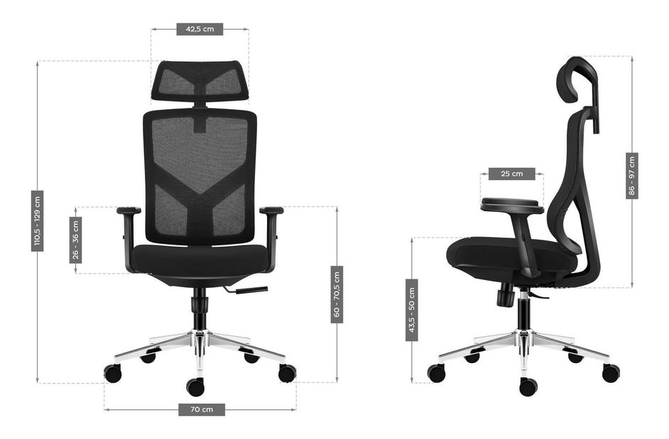 Irodai szék Matryx 3.3 (fekete)