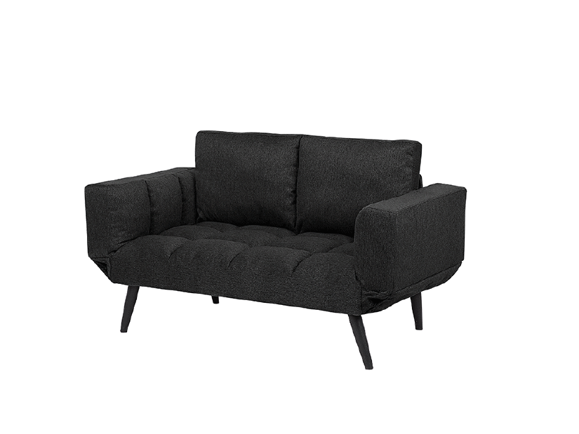 Pohovka dvojsedačka Bromley (čierna)