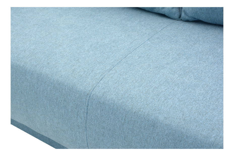 Sofa na razvlačenje Pelona (svijetloplava) (s prostorom za odlaganje)