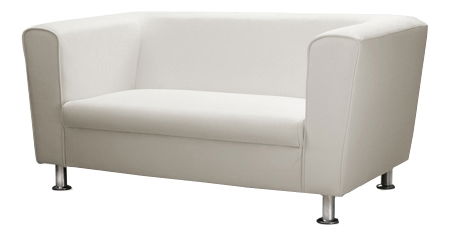 Pohovka dvojsedačka Jasmine II (biela)