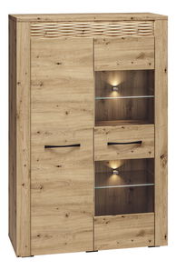 Vitrina Anika 5 (hrast artisan)