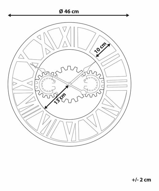 Fali dekoráció Sahara (ezüst)