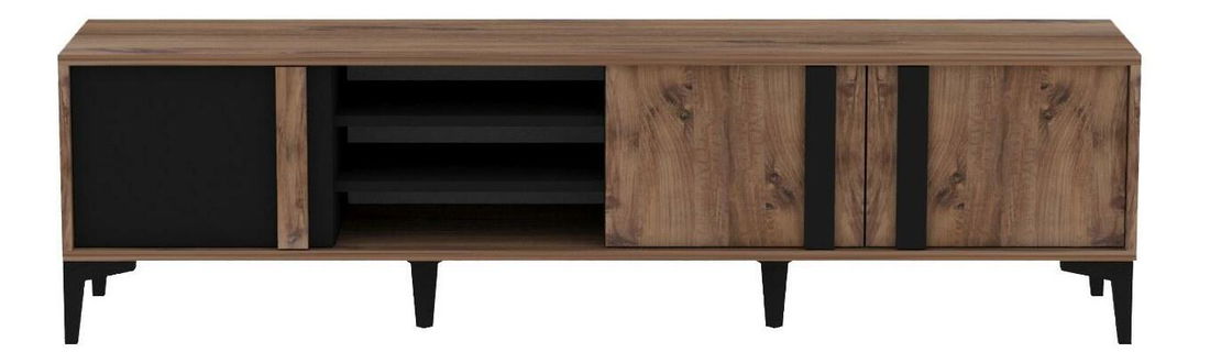 Set mobilier living Laciko (pin atlantic + antracit)