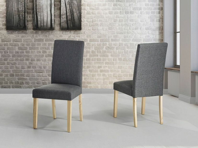 Set 2 buc scaun tip bar Broad (gri)