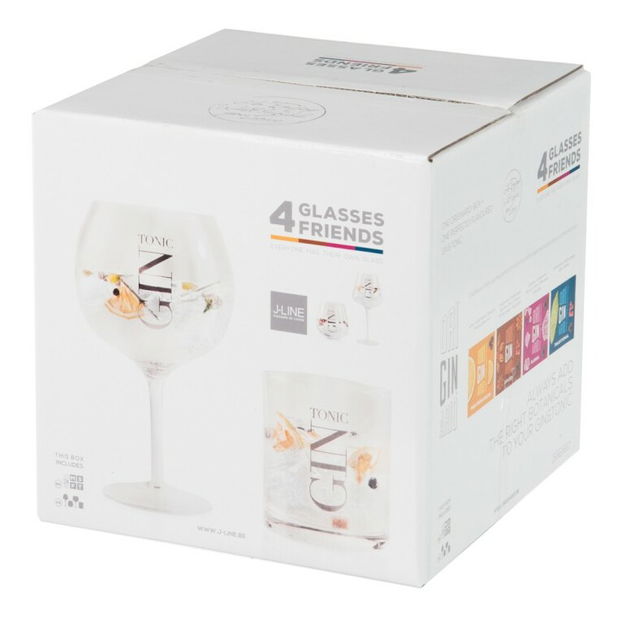 Darčekové balenie pohárov Jolipa (24x24x24cm) (Hnedá)