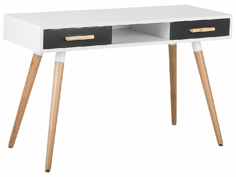 Set mobilier birou Enzo (Alb + gri)