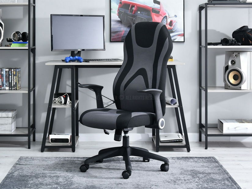 Kreslo Solet (grafit + čierna)