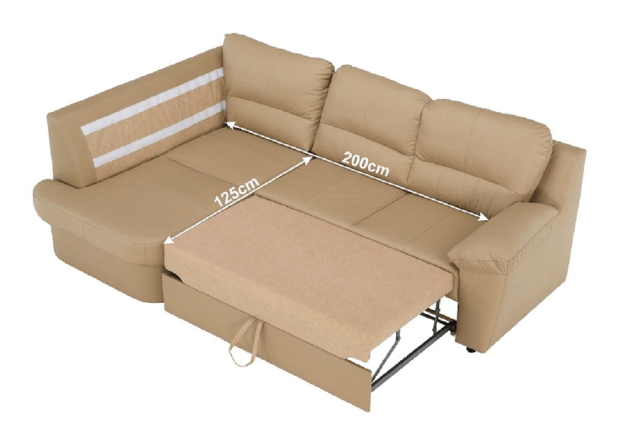 Colțar din piele Viewpark (S)