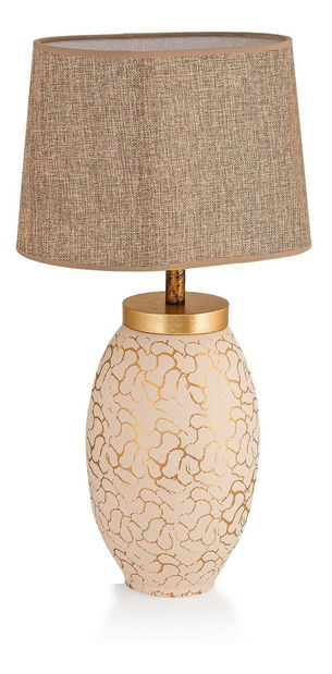 Lampă de masă Rialessta 3 (crem + Auriu)