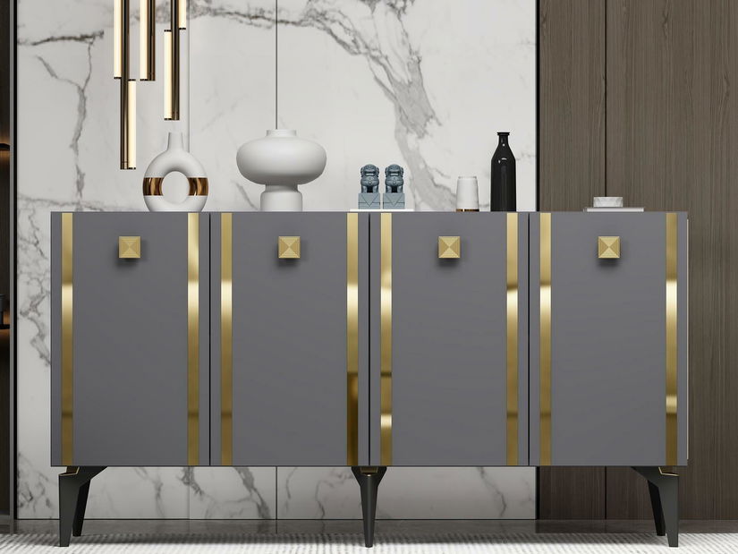 Dulap Tobuvu 1 (antracit + auriu) 