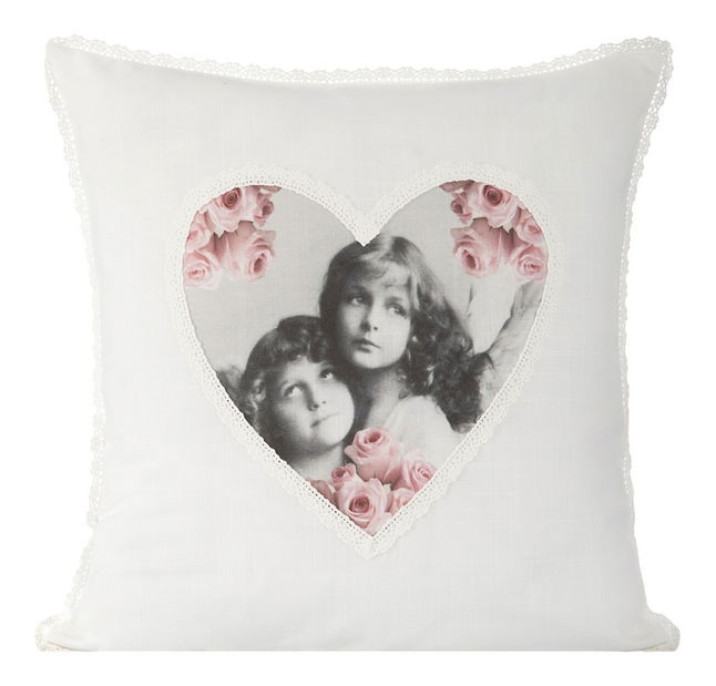 Dekoratív párna 45X45 cm Maddie 1 (fehér) (1 db.)