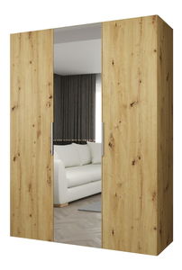 Ormar za garderobu 150 cm Mirabella 2 (hrast artisan + kašmir)